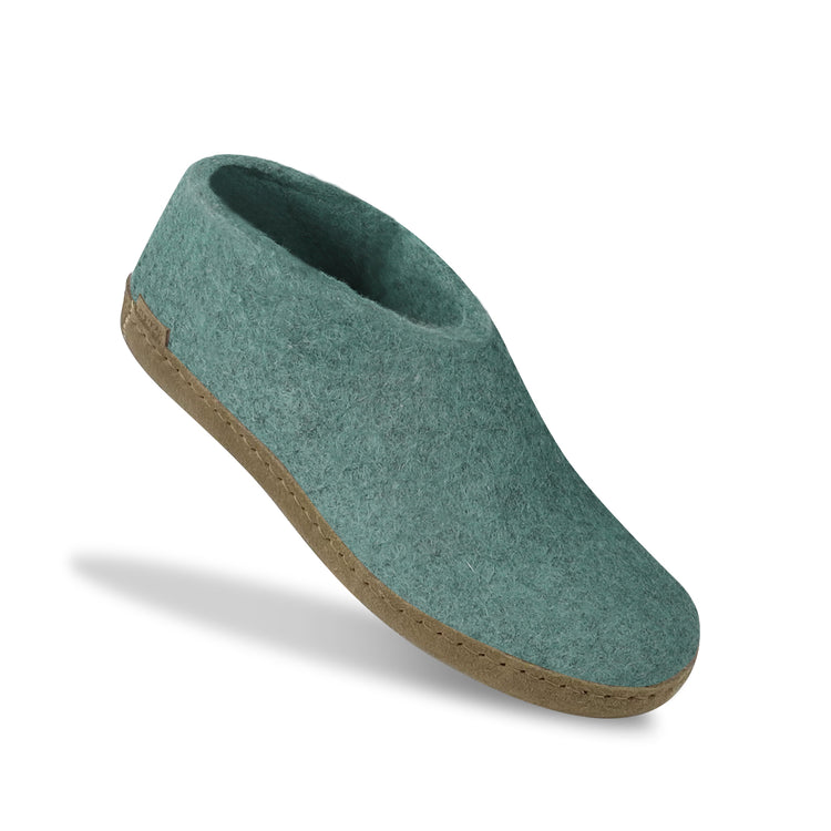 The leather shoe north sea