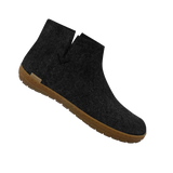 The honey rubber boot charcoal