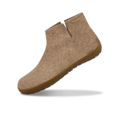 The honey rubber boot sand