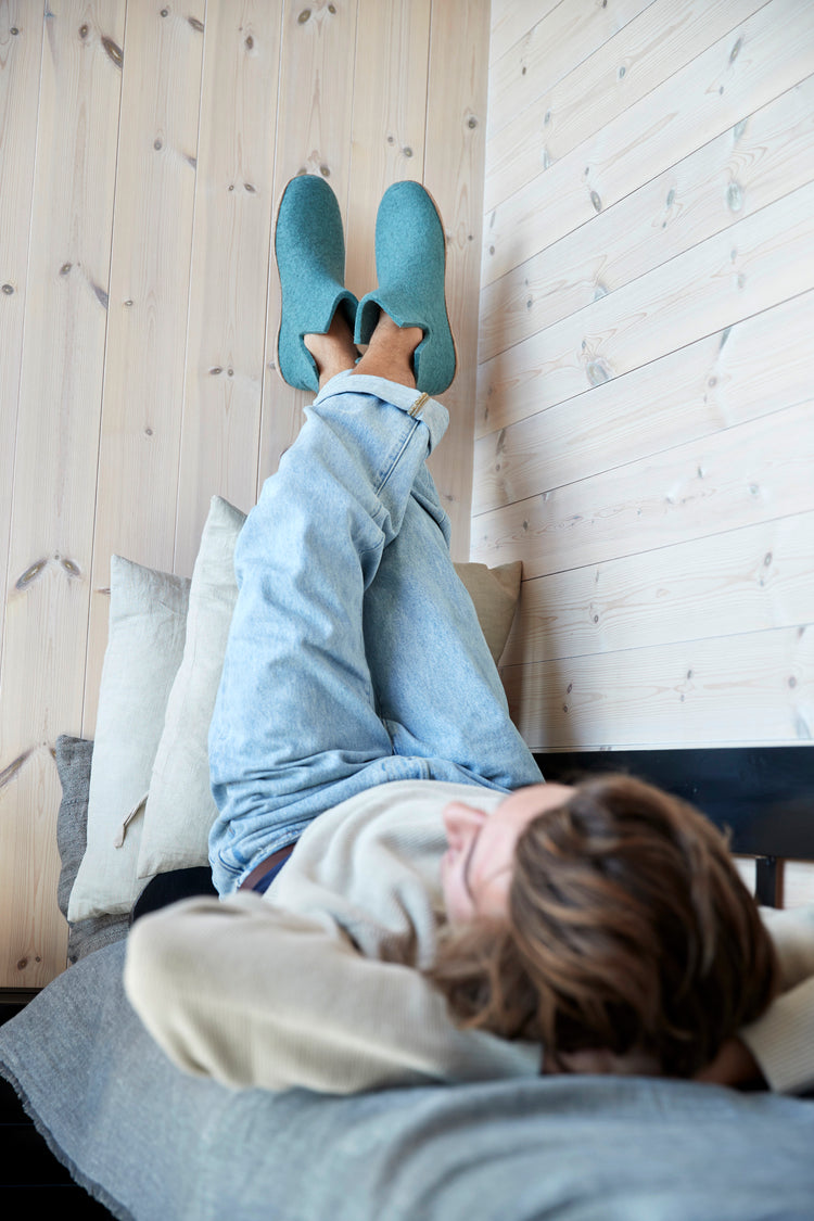 The honey rubber boot North Sea