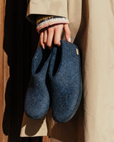 The black rubber shoe denim