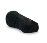 The black rubber shoe charcoal