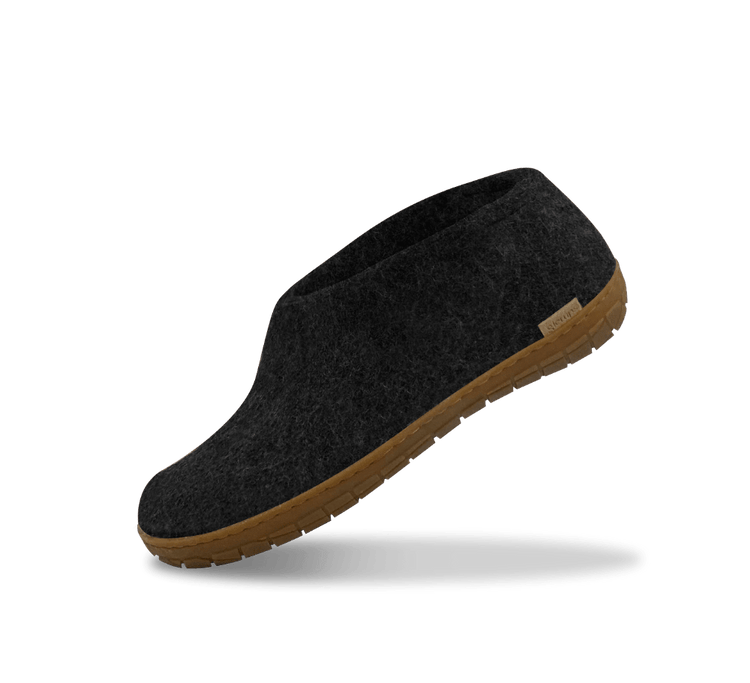 The honey rubber shoe charcoal
