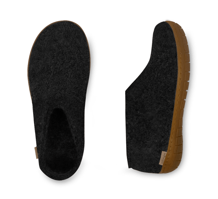 The honey rubber shoe charcoal