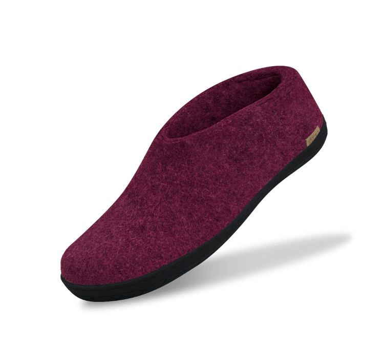 The black rubber shoe cranberry