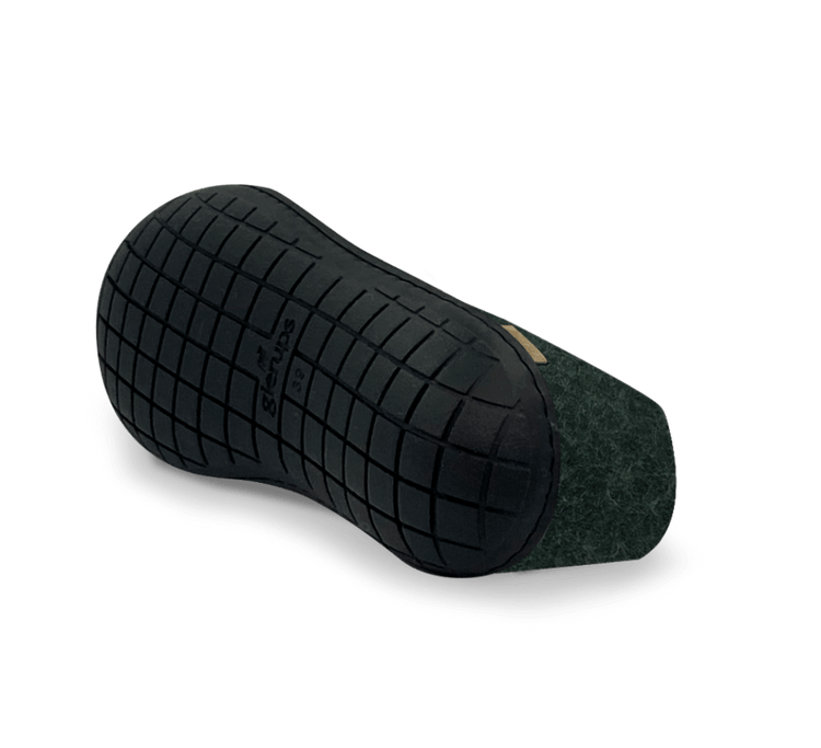 The black rubber shoe forest