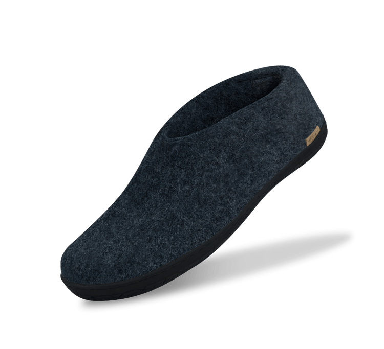 The black rubber shoe denim