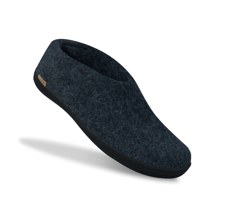 The black rubber shoe denim