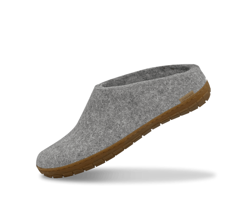 The honey rubber slip-on grey