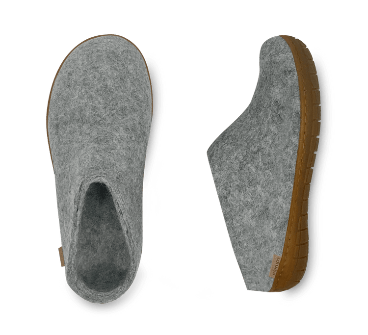 The honey rubber slip-on grey