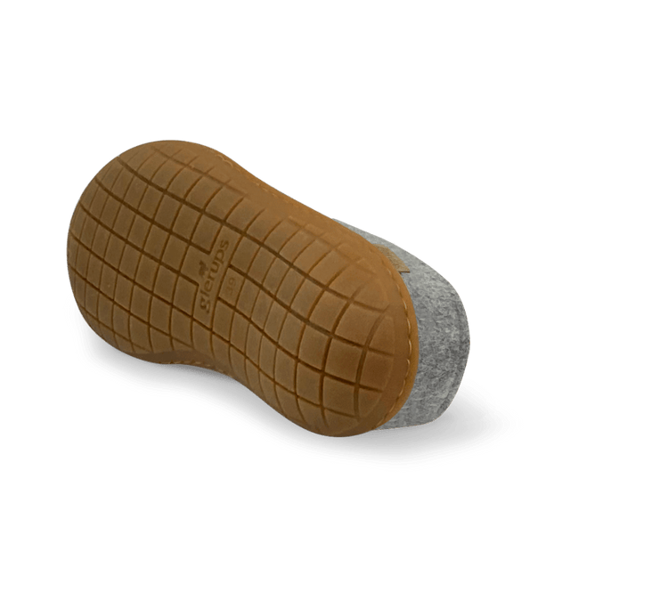 The honey rubber slip-on grey