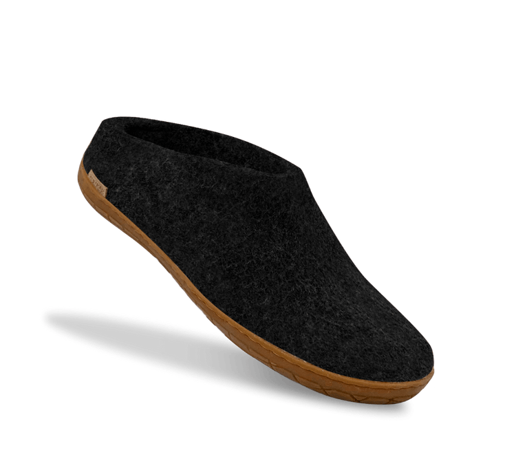 The honey rubber slip-on charcoal