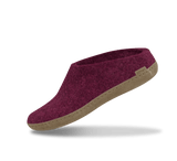 The leather slip-on cranberry