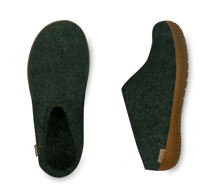 The honey rubber slip-on forest