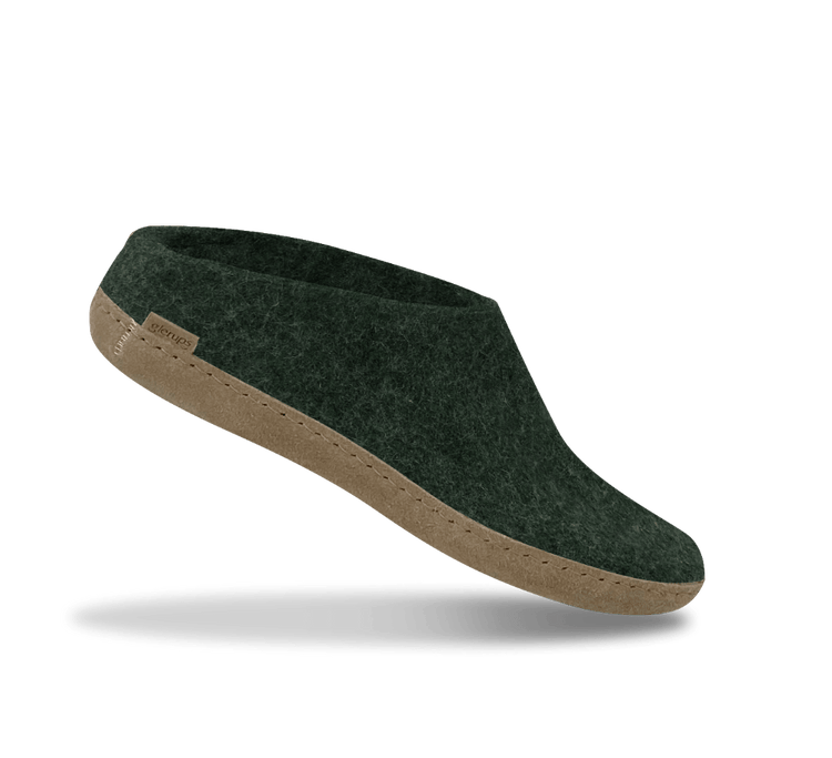 The leather slip-on forest