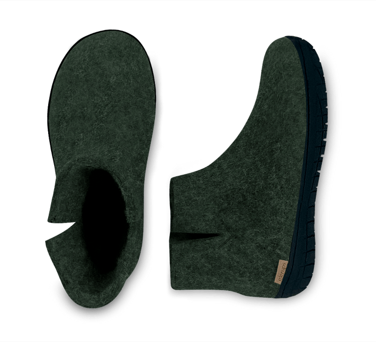 The black rubber boot forest