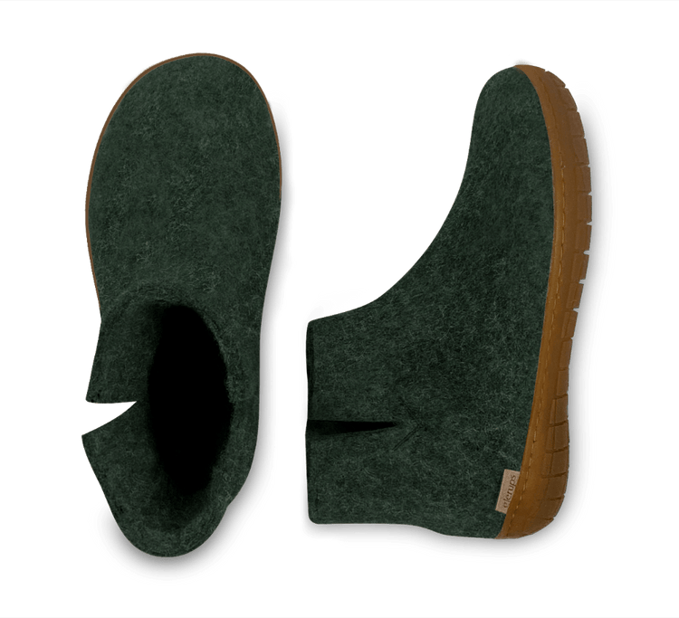 The honey rubber boot forest