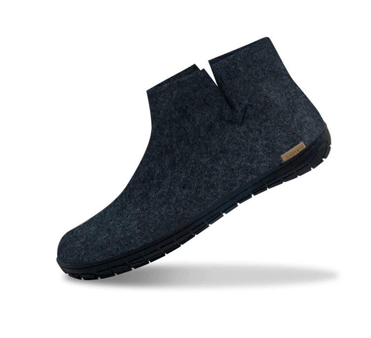 The black rubber boot denim