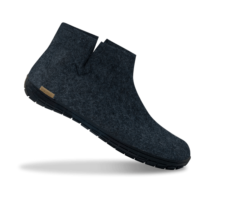 The black rubber boot denim