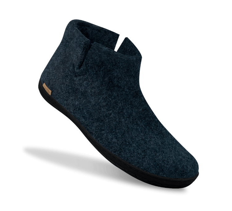 The black rubber boot denim