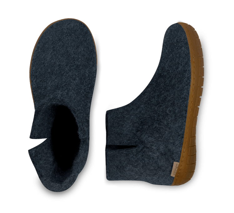 The honey rubber boot denim