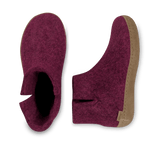The leather boot cranberry