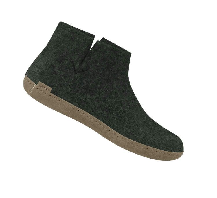 The leather boot forest