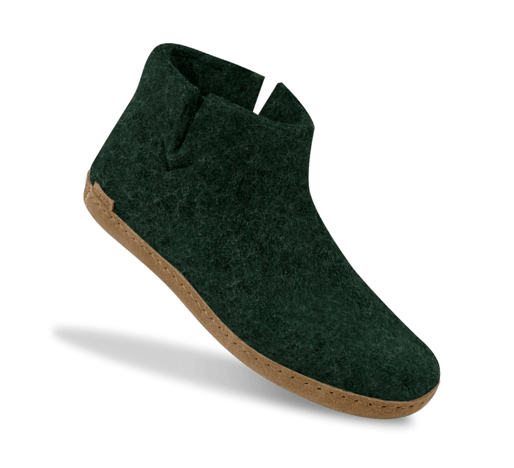 The leather boot forest