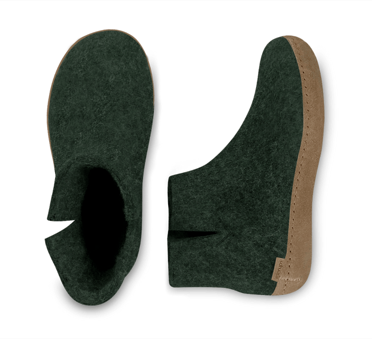 The leather boot forest