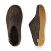 The slip on honey rubber chestnut