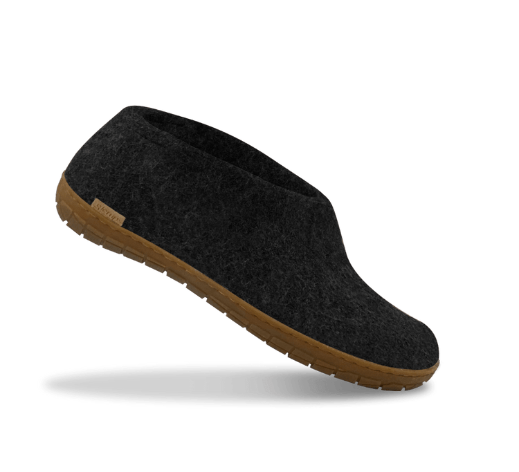 The honey rubber shoe charcoal
