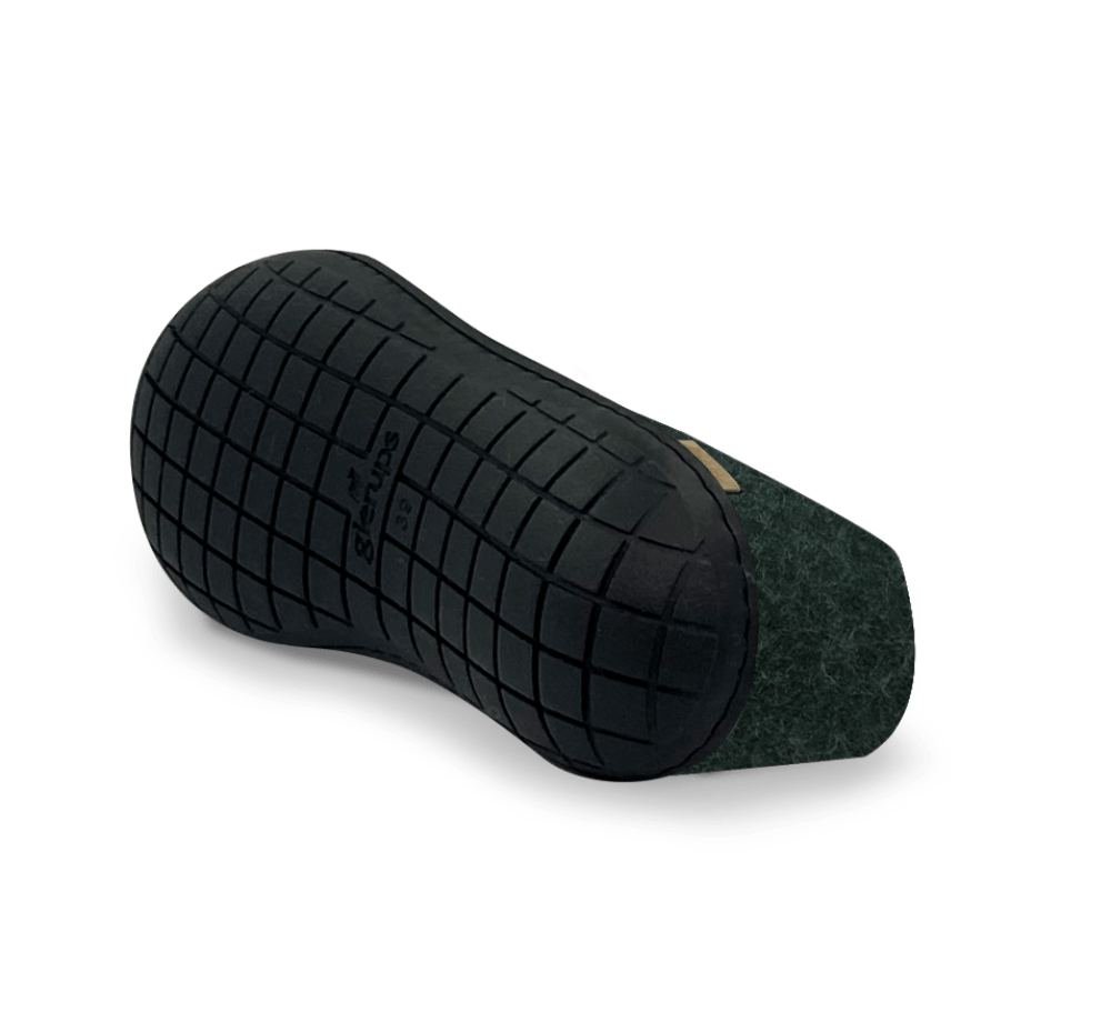 The black rubber shoe forest