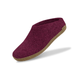 The leather slip-on cranberry