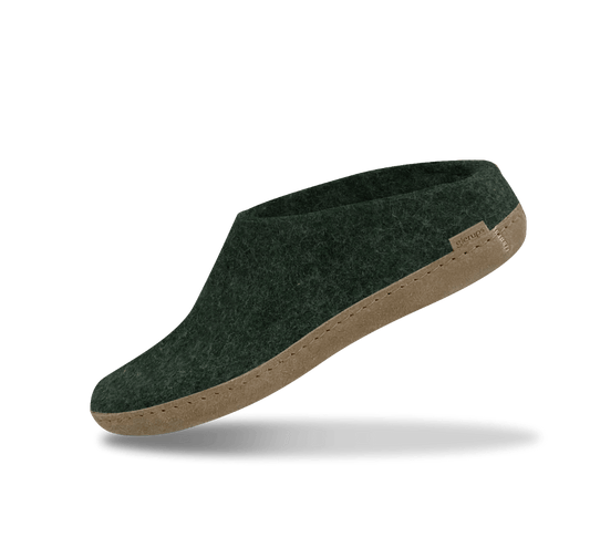 The leather slip-on forest