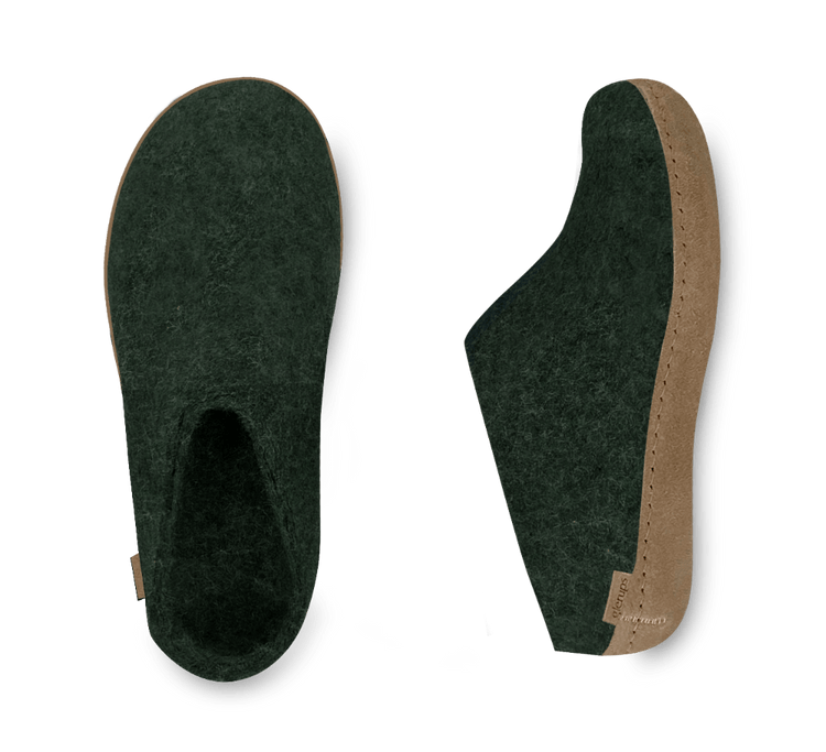 The leather slip-on forest