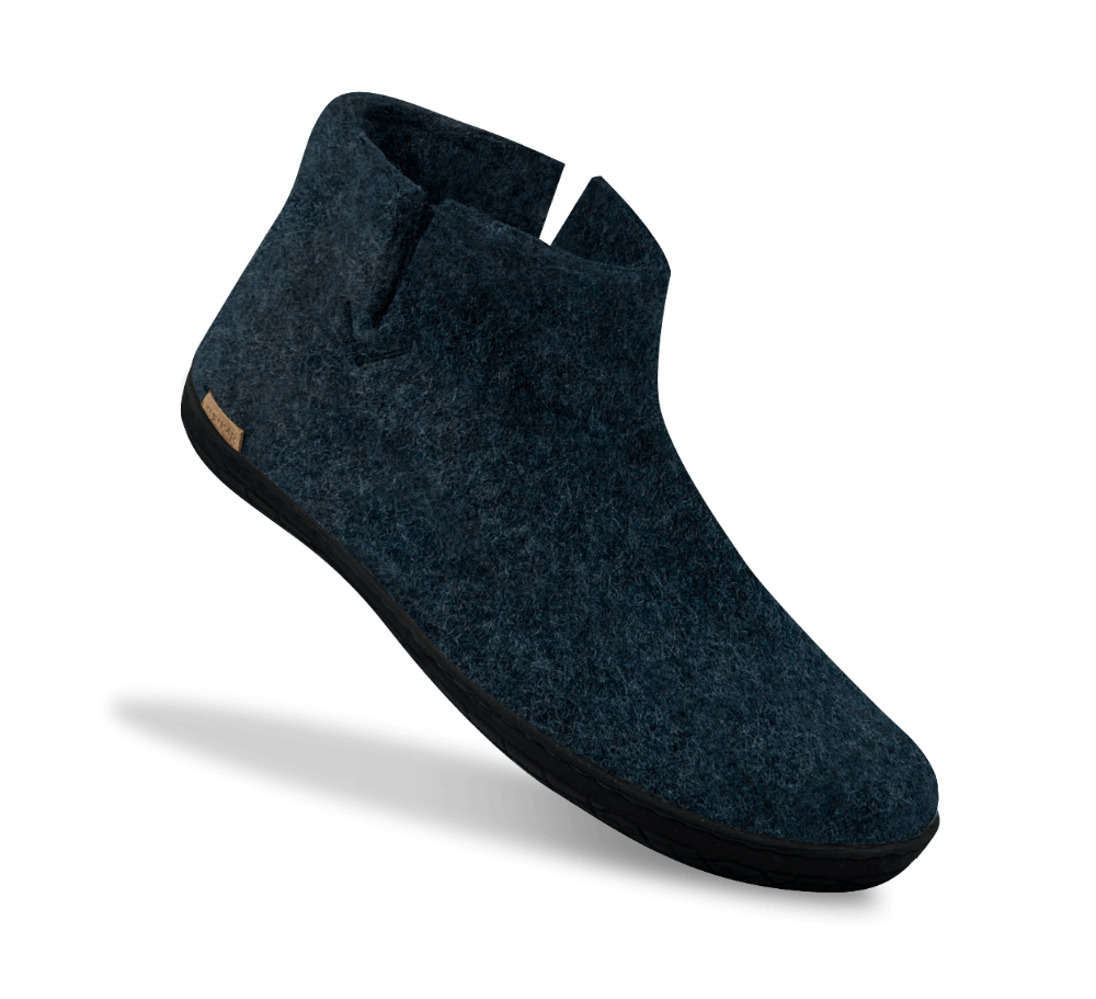 The black rubber boot denim