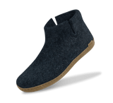 The leather boot denim